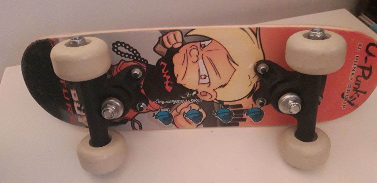 U-Punky Operation スケートボード Vintage 90's U-Punky Mini Skateboard Bad Boy 16