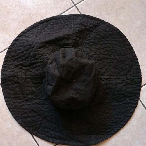 Women's visor hat black new