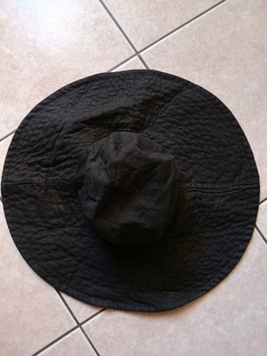 Women's visor hat black new