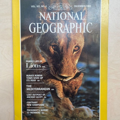 National Geographic περιοδικό Δεκέμβριος 1982 Τόμος 162 Αρ. 6 μεταχειρισμένο