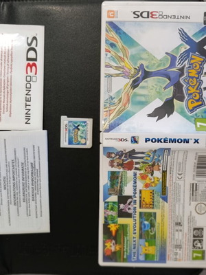 Pokemon X 3DS касета употребявана с ръководства EU