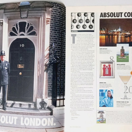 Absolut Reflections No 4 collectible magazine December 2004