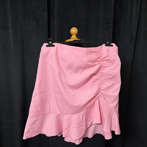Pink top and skirt set, size M