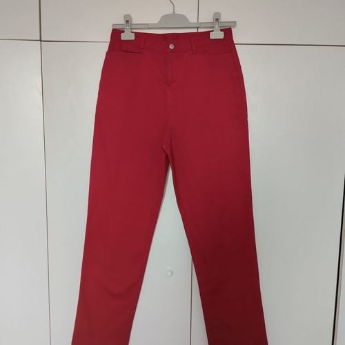 Talbots red cotton pants small used