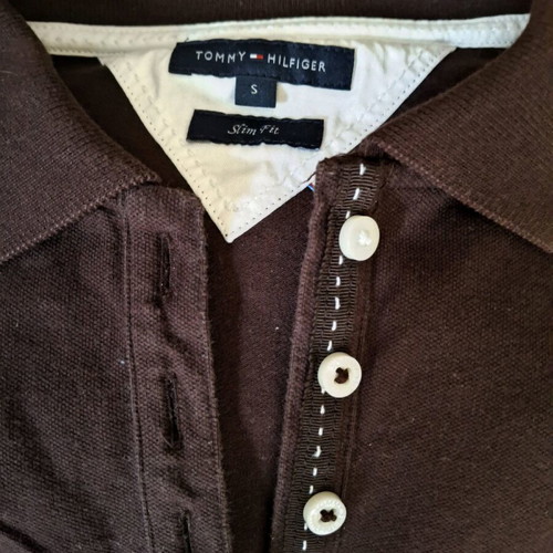 Tommy Hilfiger Polo Shirt women's like new, brown, size S