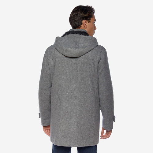 Sogo men's Montgomery coat grey new