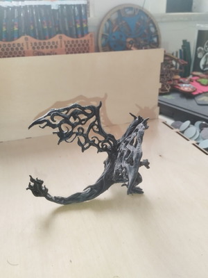 3D printed Charizard figure, 10cm