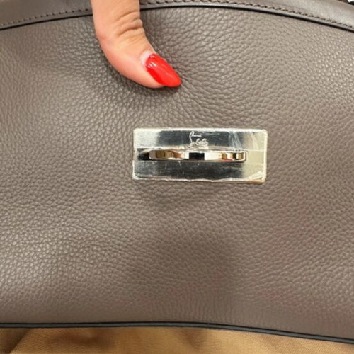 Christian Louboutin Rubylou Medium Bag New With Tags, Grey