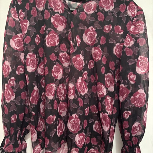 Attrattivo floral blouse size M like new, multicolor