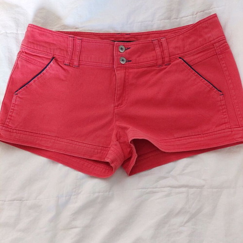 Guess women's red shorts large like new