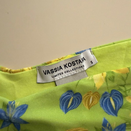 Vassia Kostara bikini set like new, top size M, bottom size S, multicolor