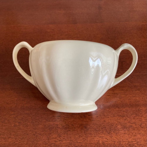 J&G Meakin England sugar bowl used, Sunshine series vintage
