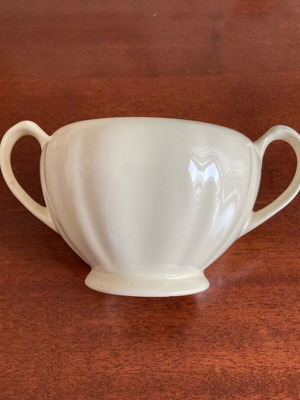 J&G Meakin England sugar bowl used, Sunshine series vintage