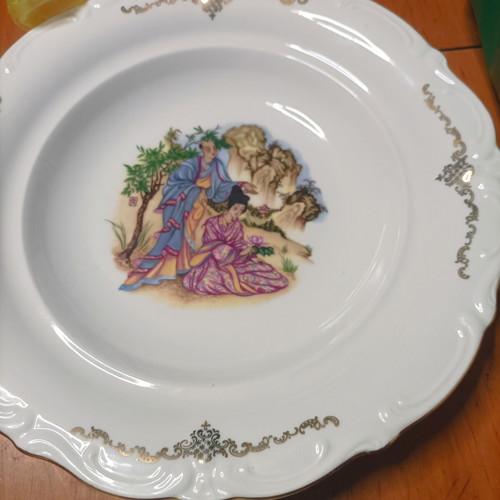 Winterling Vintage Salad Plate porcelain, new, 25-28cm