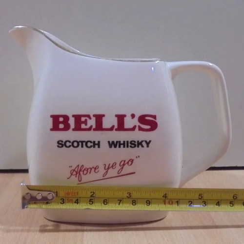 Bell's Scotch Whisky old promotional ceramic jug used