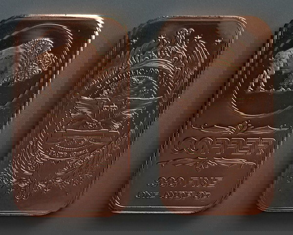Χάλκινη μπάρα 1 oz Buffalo