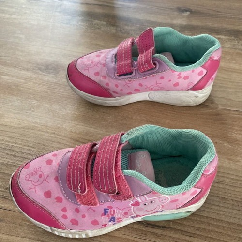 Peppa children's athletic shoes used, size 27, pink