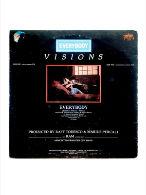 Visions Everybody 12" vinyl, Italo-Disco, 1985 Italy