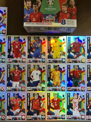Topps Match Attax EURO 2024 Complete Set of 62 Foil Cards