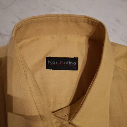 Yellow men's shirt XL A-Style like new