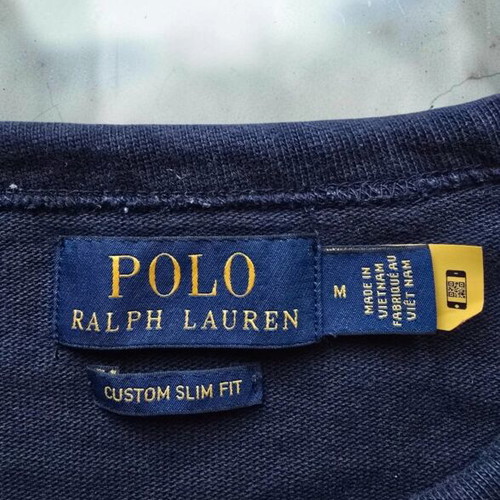 Polo Ralph Lauren long sleeve pocket T-shirt, dark navy blue, medium