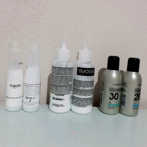 Oxygene new Palette 6% 50ml, Syoss 6% 50ml, Farcom 6% & 9% 70ml