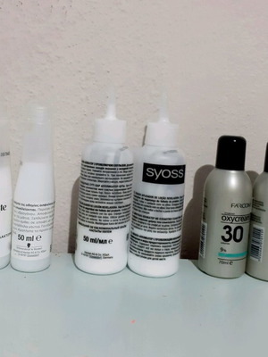 Oxygene new Palette 6% 50ml, Syoss 6% 50ml, Farcom 6% & 9% 70ml