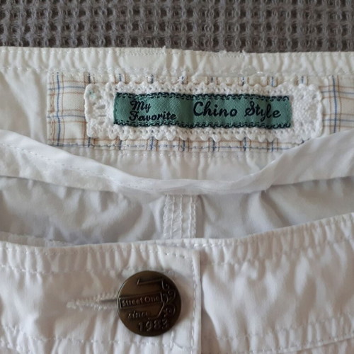 Street One cotton pants white, like new, size M
