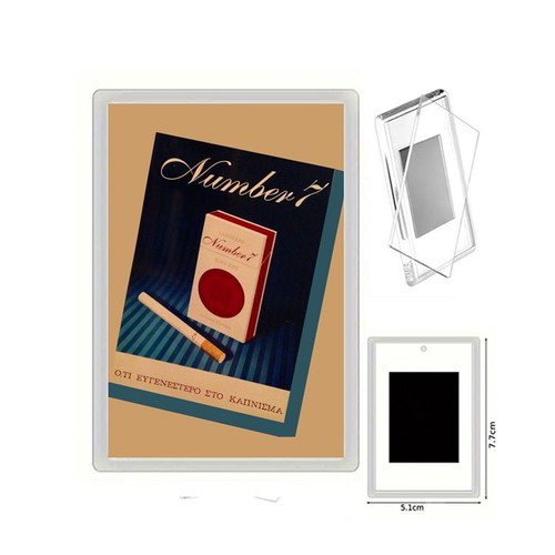 Carerras Numper 7 fridge magnet new, retro Greek cigarette ad