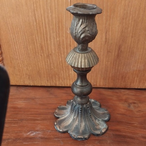 Metal candlestick, 15 cm height