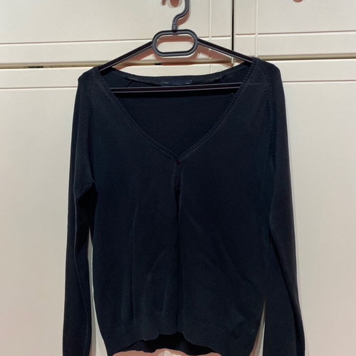 Zara thin cardigan used, black, size L
