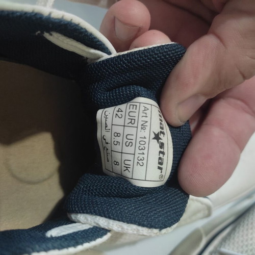 Mat Star sneakers used, size 42, white and blue