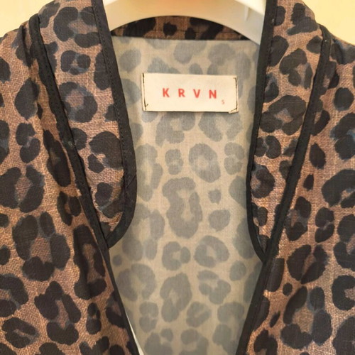 Karavan Mixi leopard dress new, with belt, size S