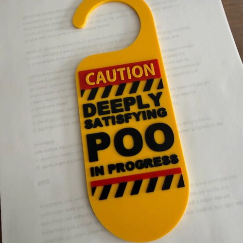 Do Not Disturb Door Hanger with Unique Design for Bathroom new