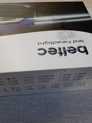 Σετ 2 λαμπές LED Beltec H7 ψυχρό λευκό καινούργιο