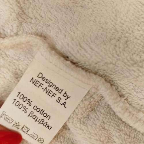 Nef Nef children's bathrobe Forest Animals size 2, unisex
