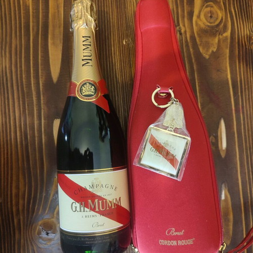 Moët G.H.Mumm champagne sealed with case