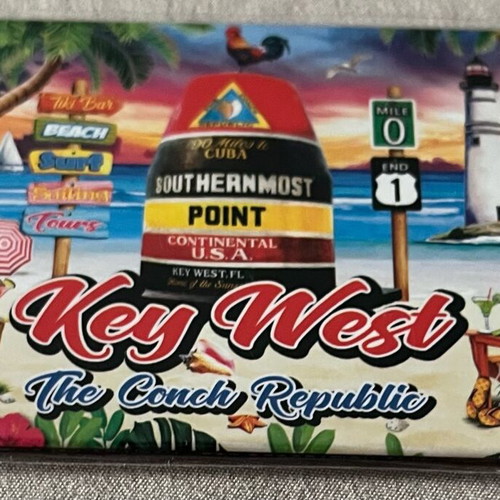 Key West pop art fridge magnet new