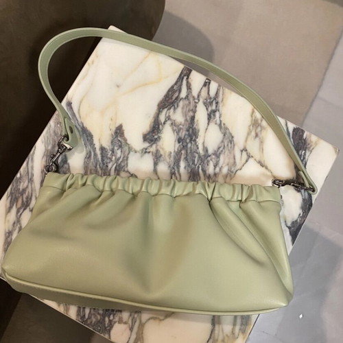 Vegan leather shoulder bag new, mint color Samo Ondoh