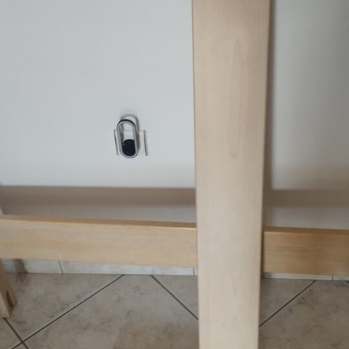 Bed safety rails like new, Italian wood
