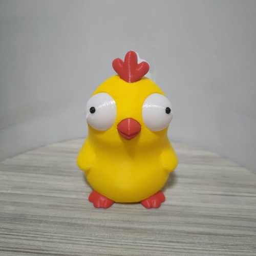 Goofy Chicken 3D Printed Decorative Figure New
