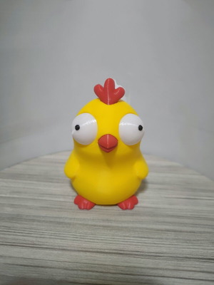 Goofy Chicken 3D Printed Decorative Figure New
