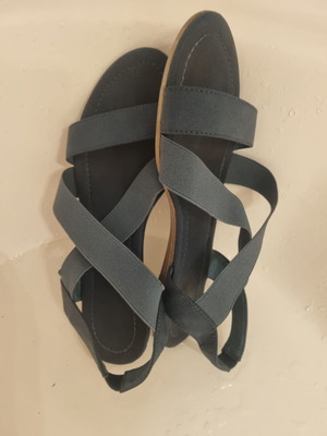 Anatomical sandals used, size 38, blue
