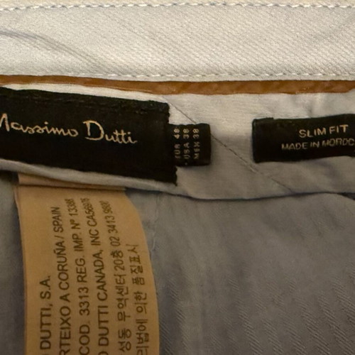 Massimo Dutti chino blue size 38 like new