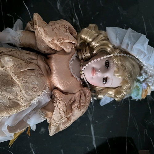Teorema Porcelain Collector Doll from Italy with Original Box new
