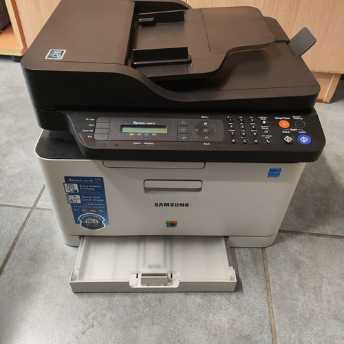 Samsung Xpress SL-C480FW laser printer, used
