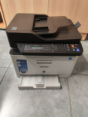 Samsung Xpress SL-C480FW laser printer, used