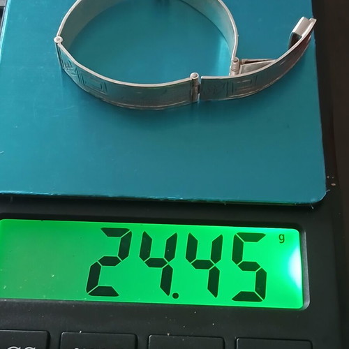 Mexican handmade bracelet, 25 grams, 18.5 cm