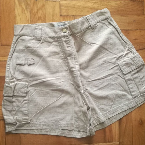 Cargo shorts ocean blue cotton size M like new