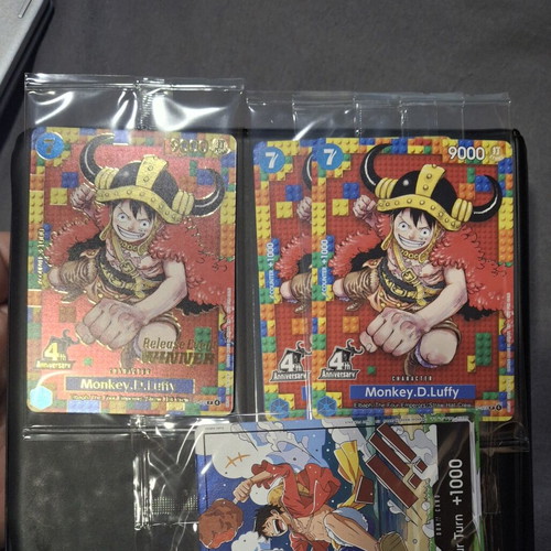 Monkey D. Luffy card package, 5 cards